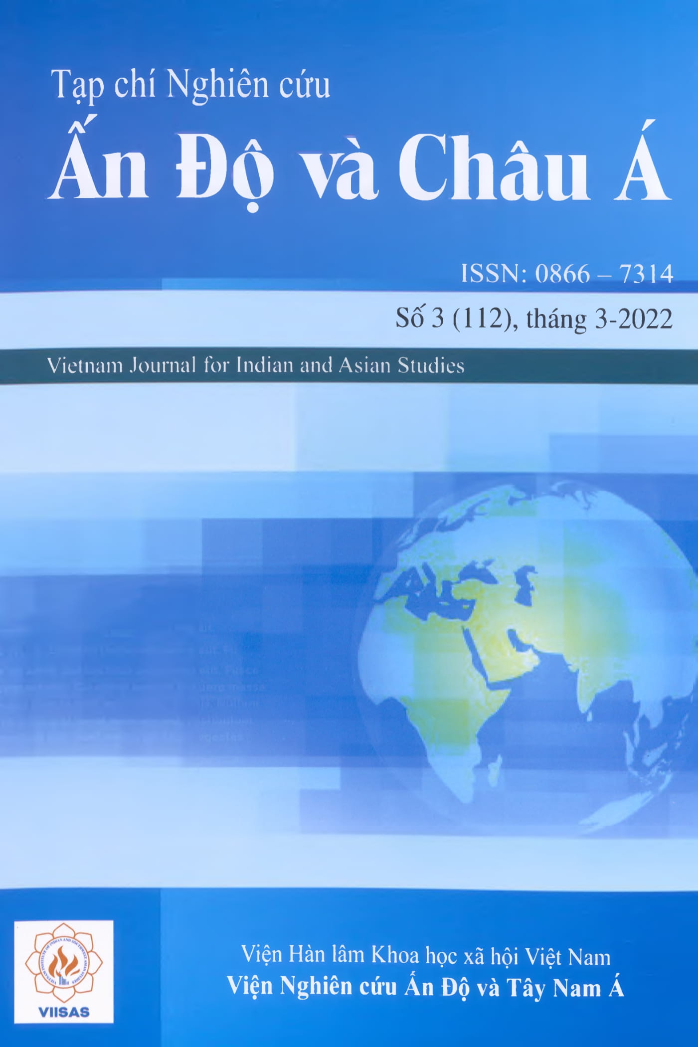 Tạp chí Nghiên cứu Ấn Độ và Châu Á, số 3 năm 2022