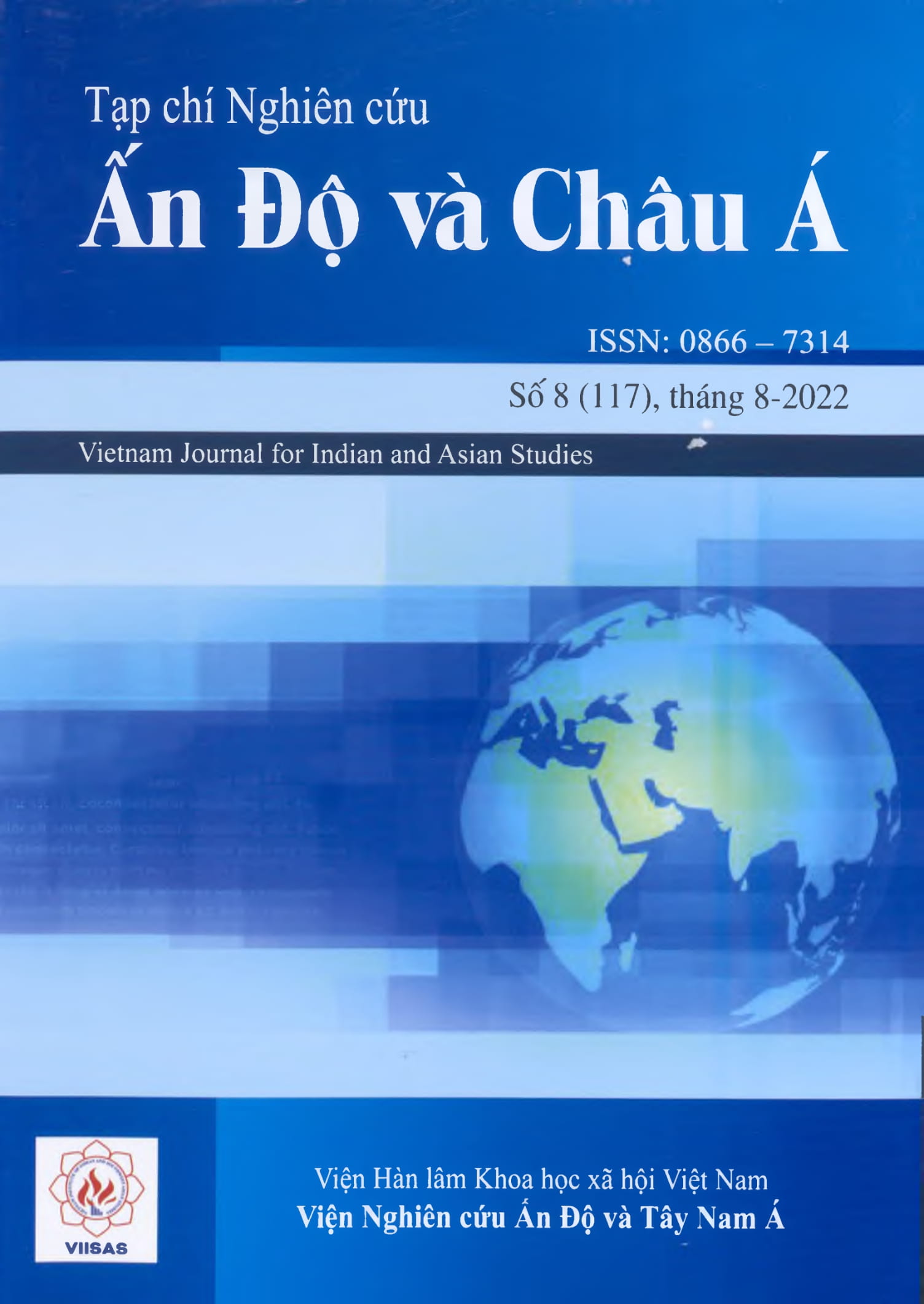 Tạp chí Nghiên cứu Ấn Độ và Châu Á, số 8 năm 2022