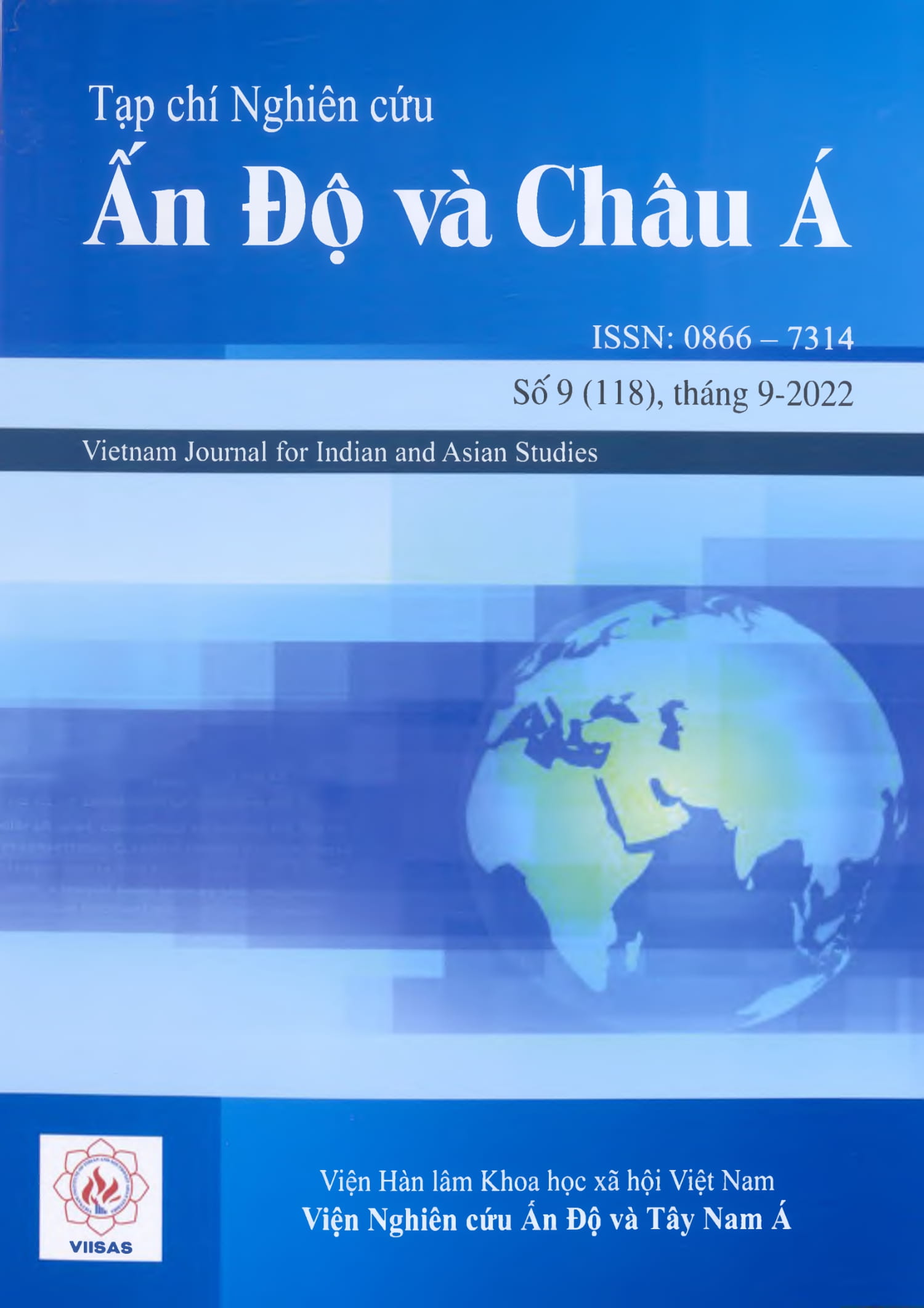 Tạp chí Nghiên cứu Ấn Độ và Châu Á, số 9 năm 2022