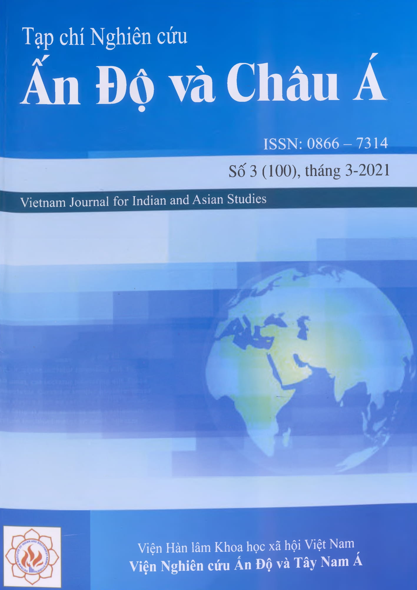 Tạp chí Nghiên cứu Ấn Độ và Châu Á, số 3 năm 2021