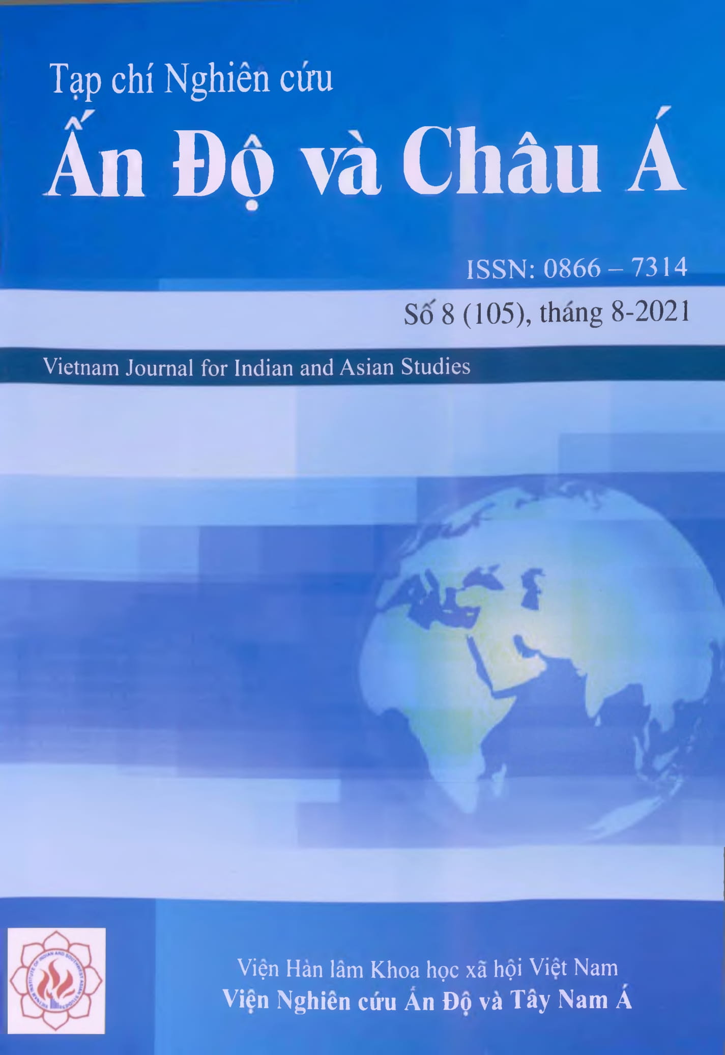 Tạp chí Nghiên cứu Ấn Độ và Châu Á, số 8 năm 2021