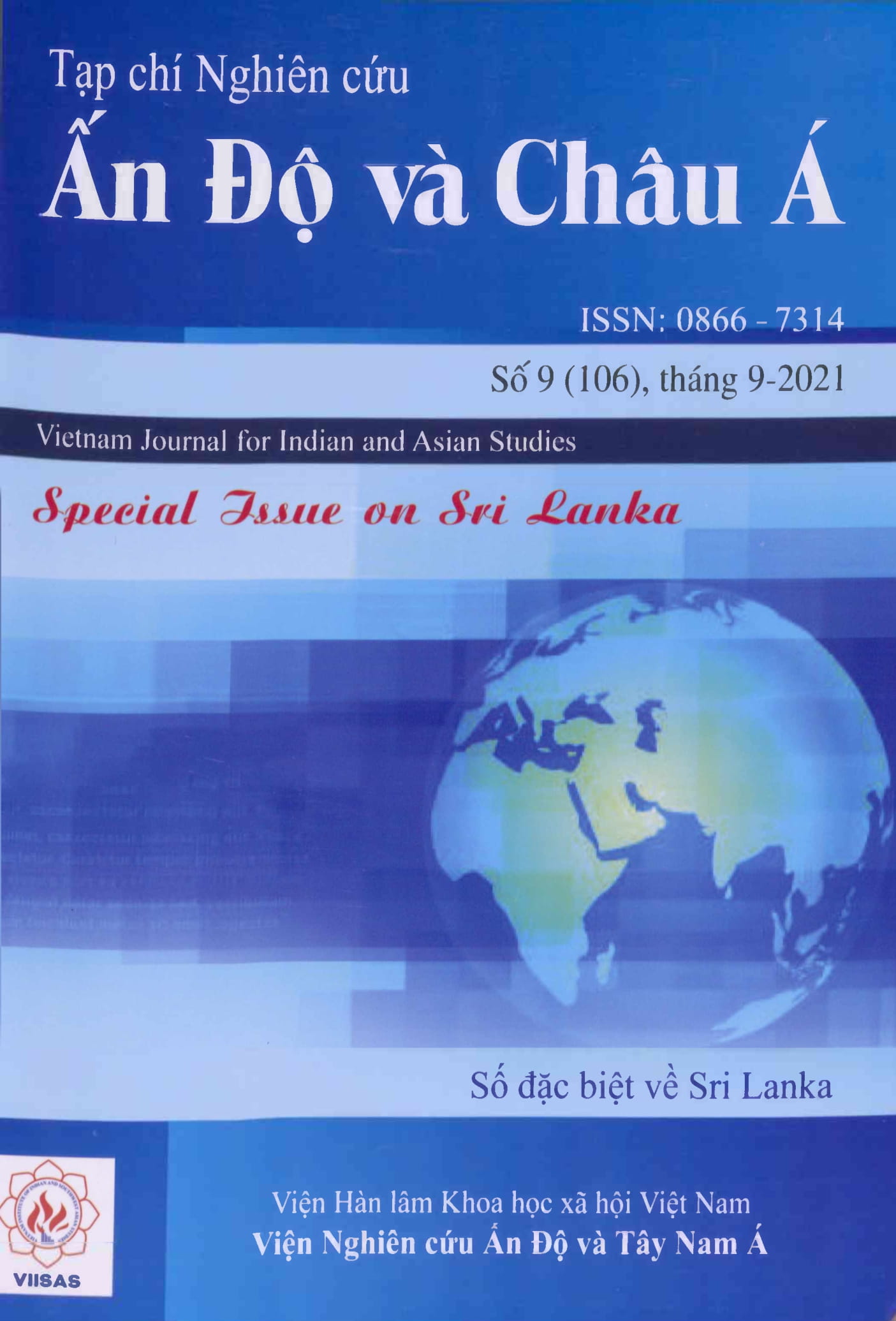 Tạp chí Nghiên cứu Ấn Độ và Châu Á, số 9 năm 2021