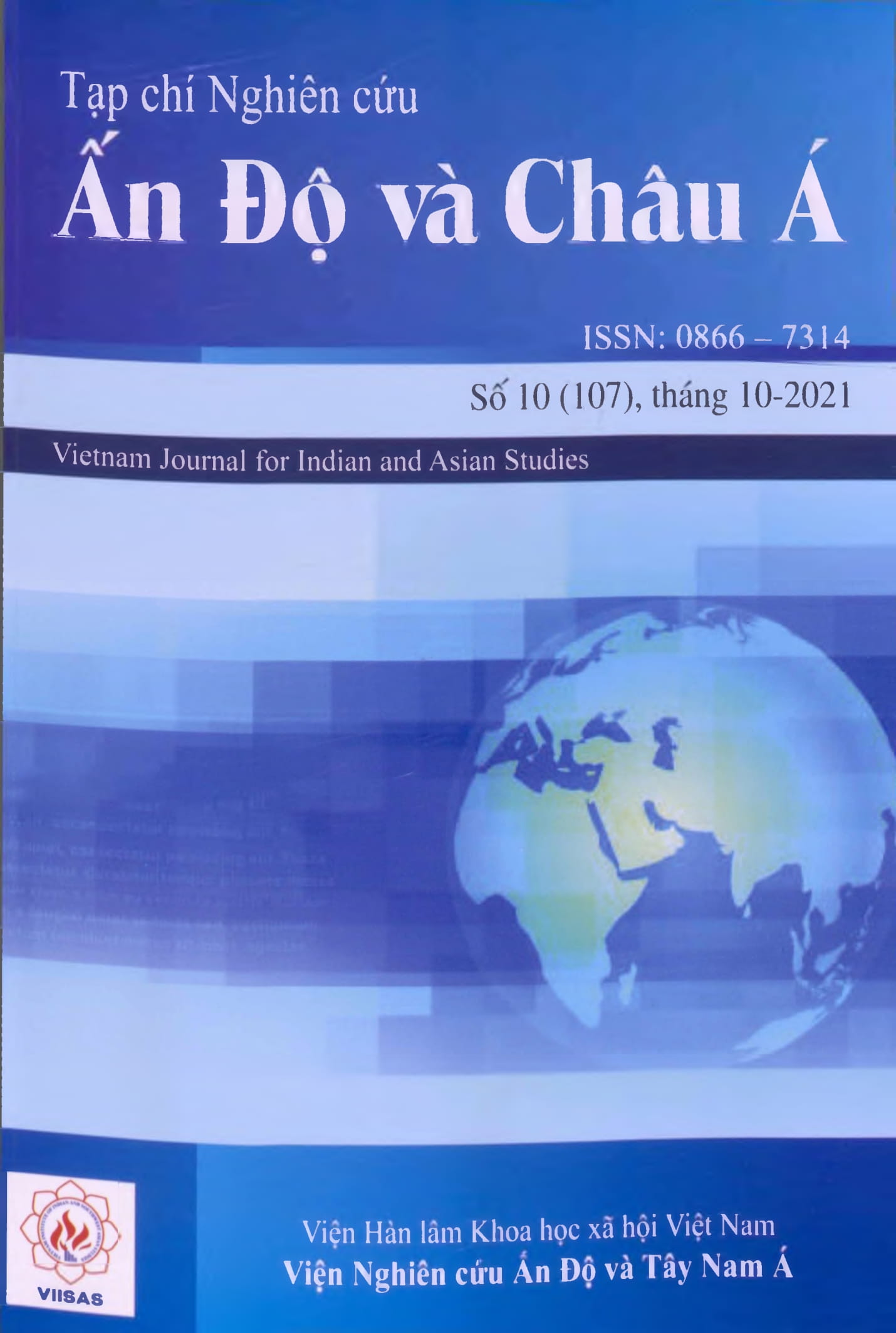 Tạp chí Nghiên cứu Ấn Độ và Châu Á, số 10 năm 2021