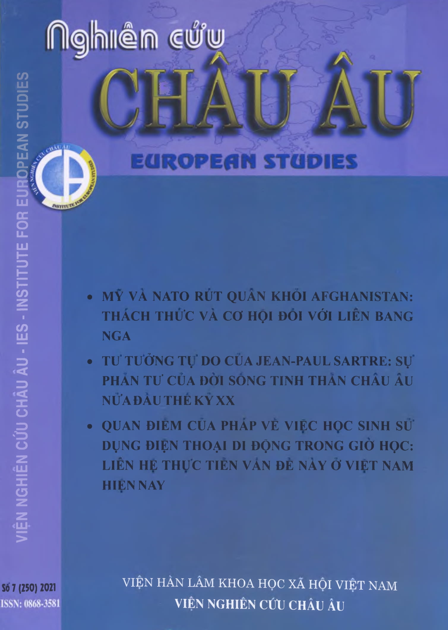 Tạp chí Nghiên cứu Châu Âu, số 7 năm 2021