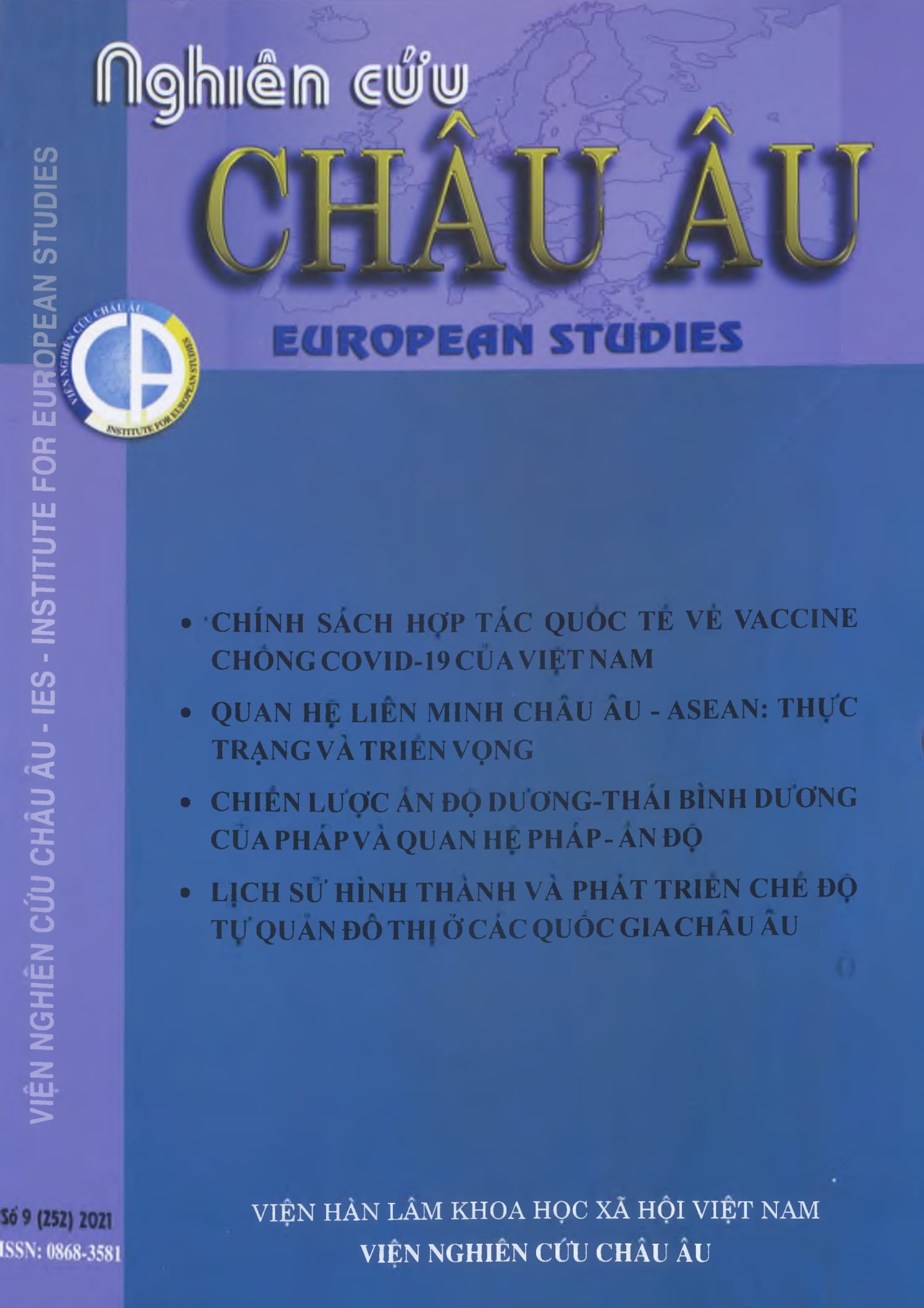 Tạp chí Nghiên cứu Châu Âu, số 9 năm 2021