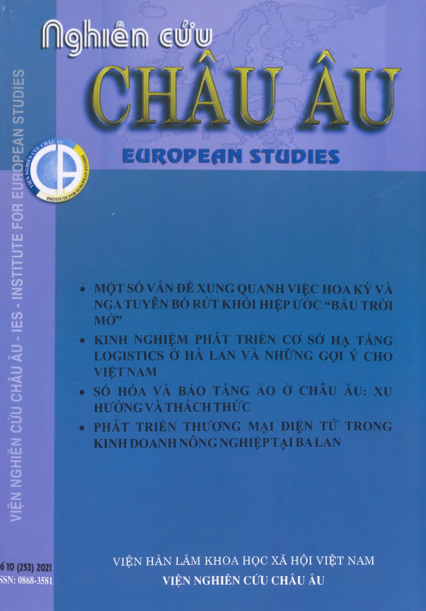 Tạp chí Nghiên cứu Châu Âu, số 10 năm 2021