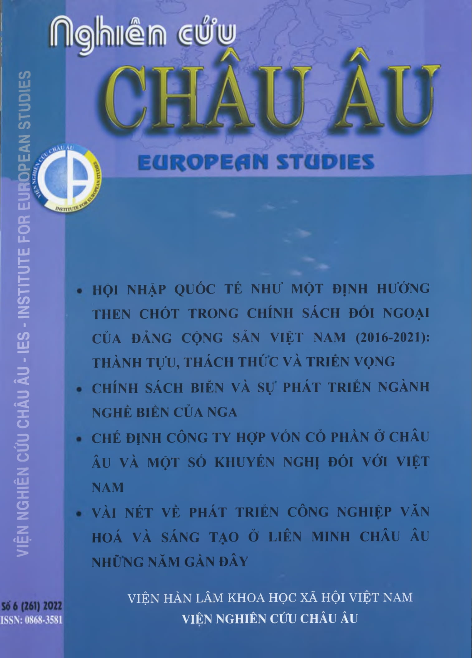 Tạp chí Nghiên cứu Châu Âu, số 6 năm 2022