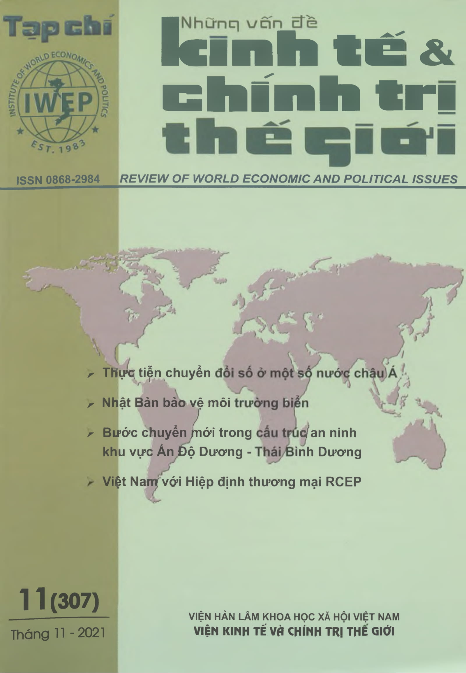 Tạp chí Những vấn đề kinh tế và chính trị thế giới, số 11 năm 2021