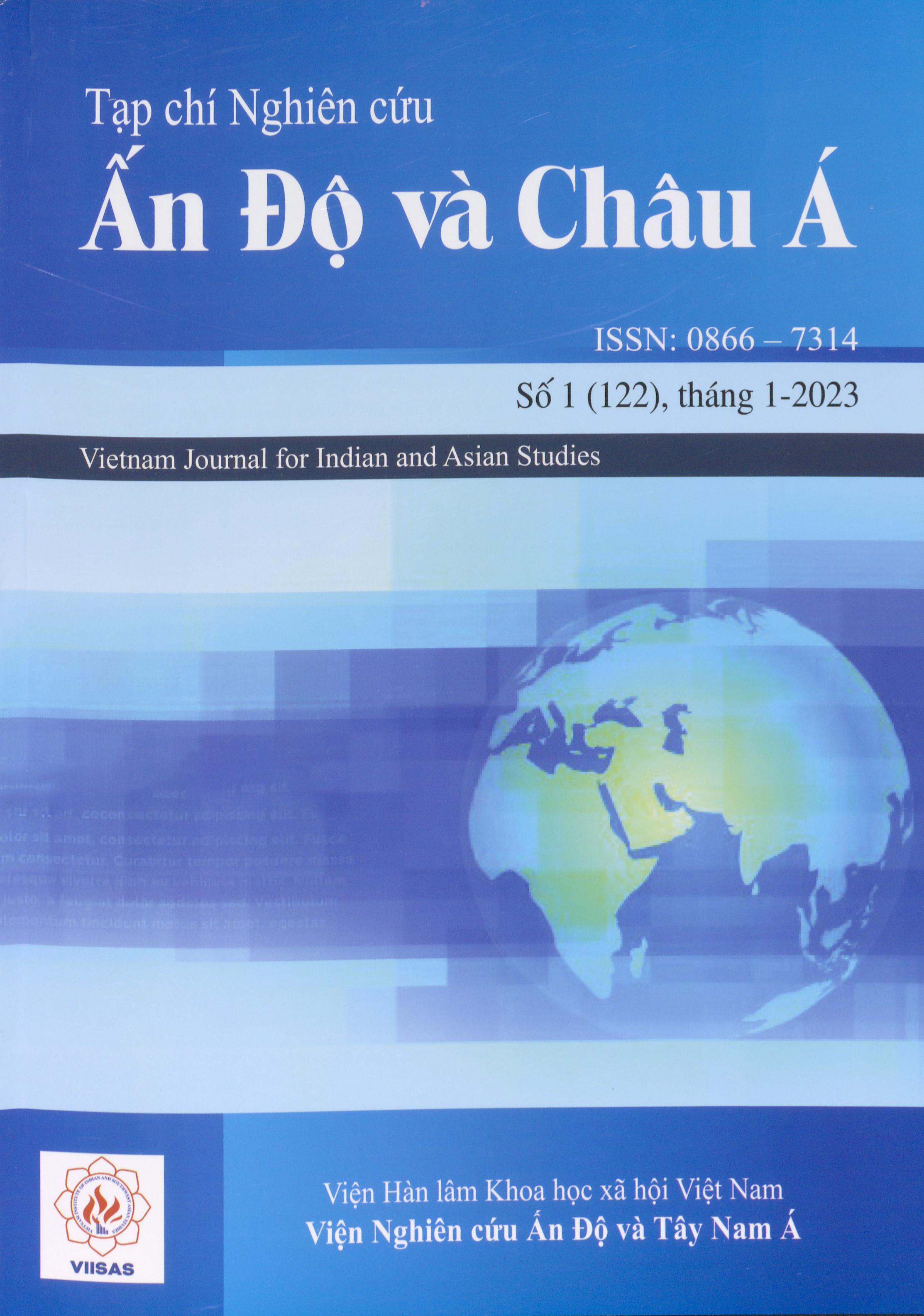 Tạp chí Nghiên cứu Ấn Độ và Châu Á, số 1 năm 2023