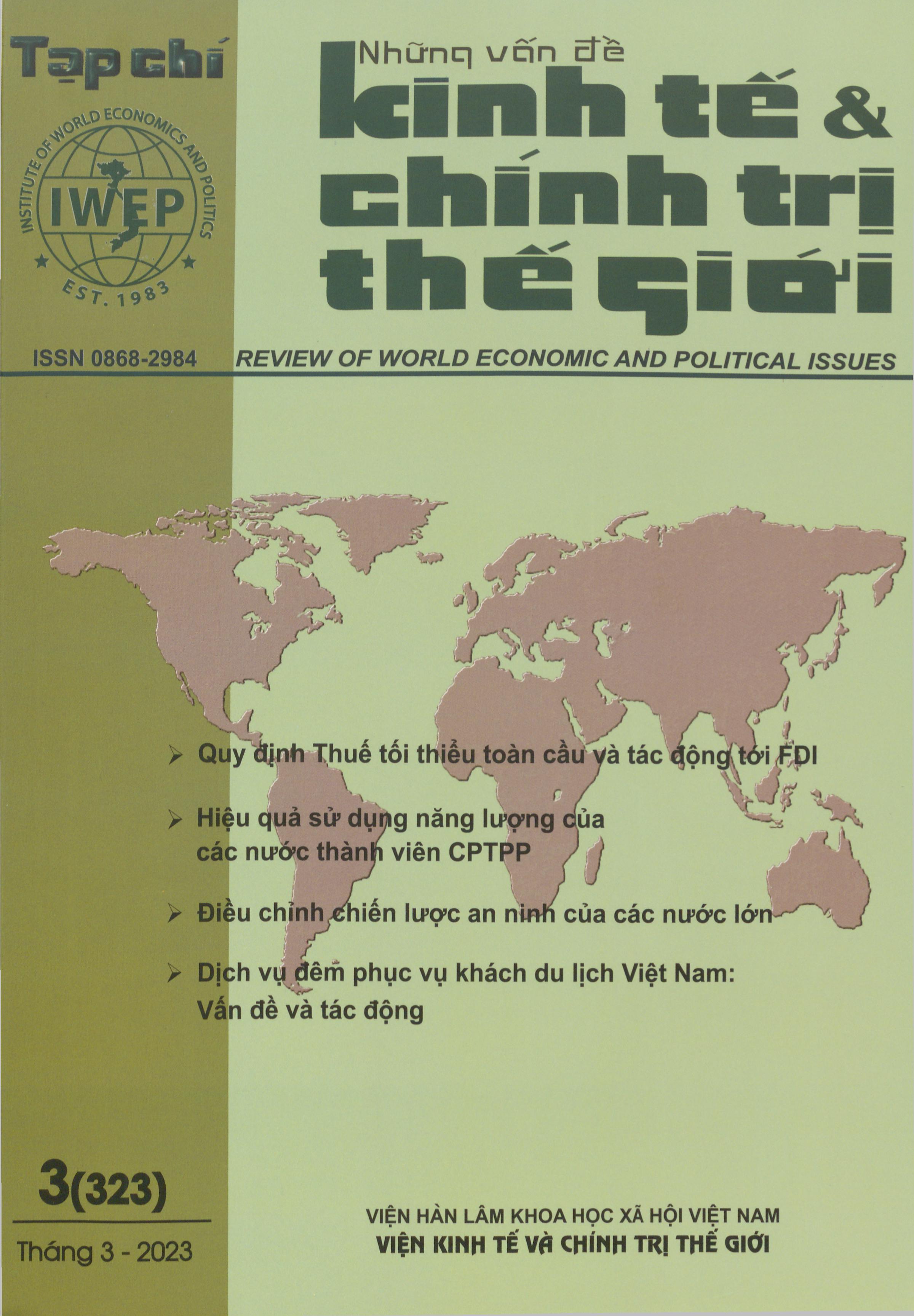 Tạp chí Những vấn đề kinh tế và chính trị thế giới, số 3 năm 2023
