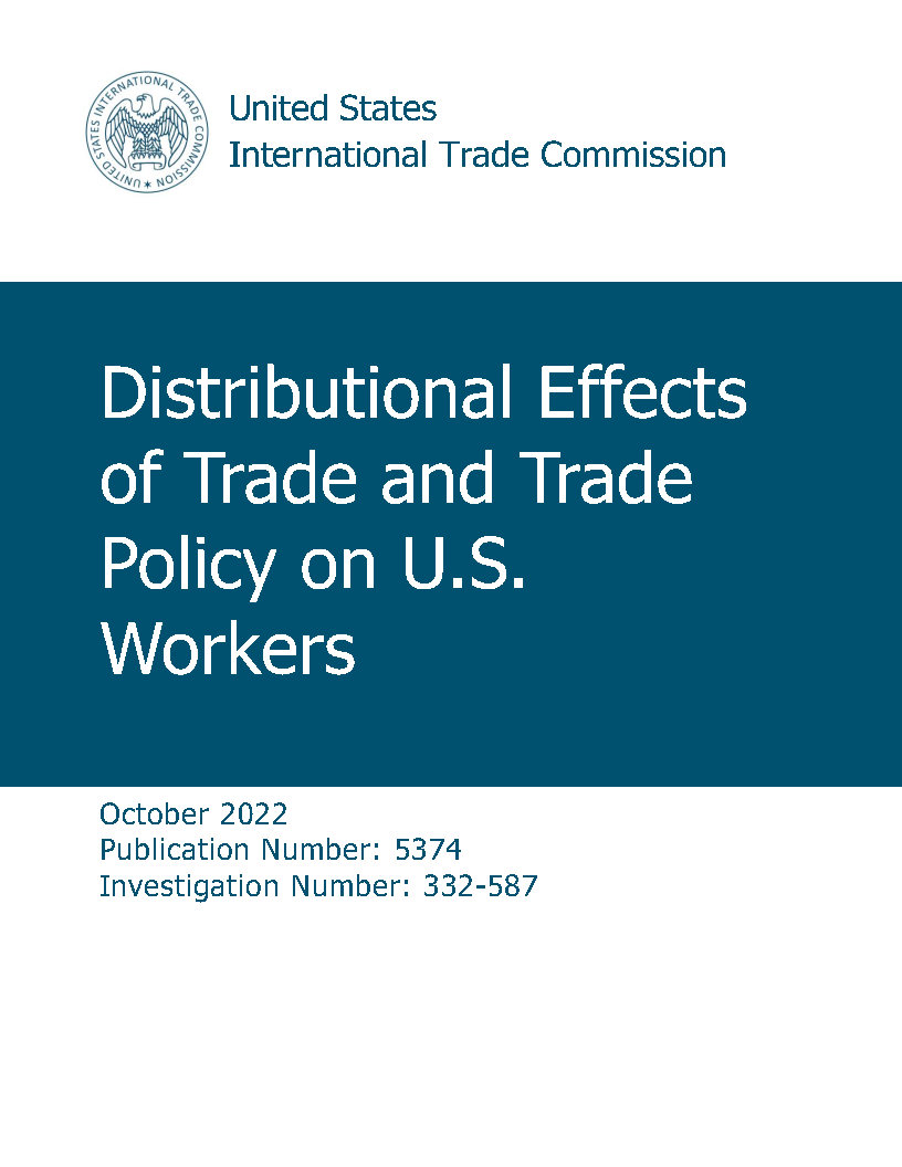 Dirtributional Effects of Trade and Trade Policy on U.S Workers