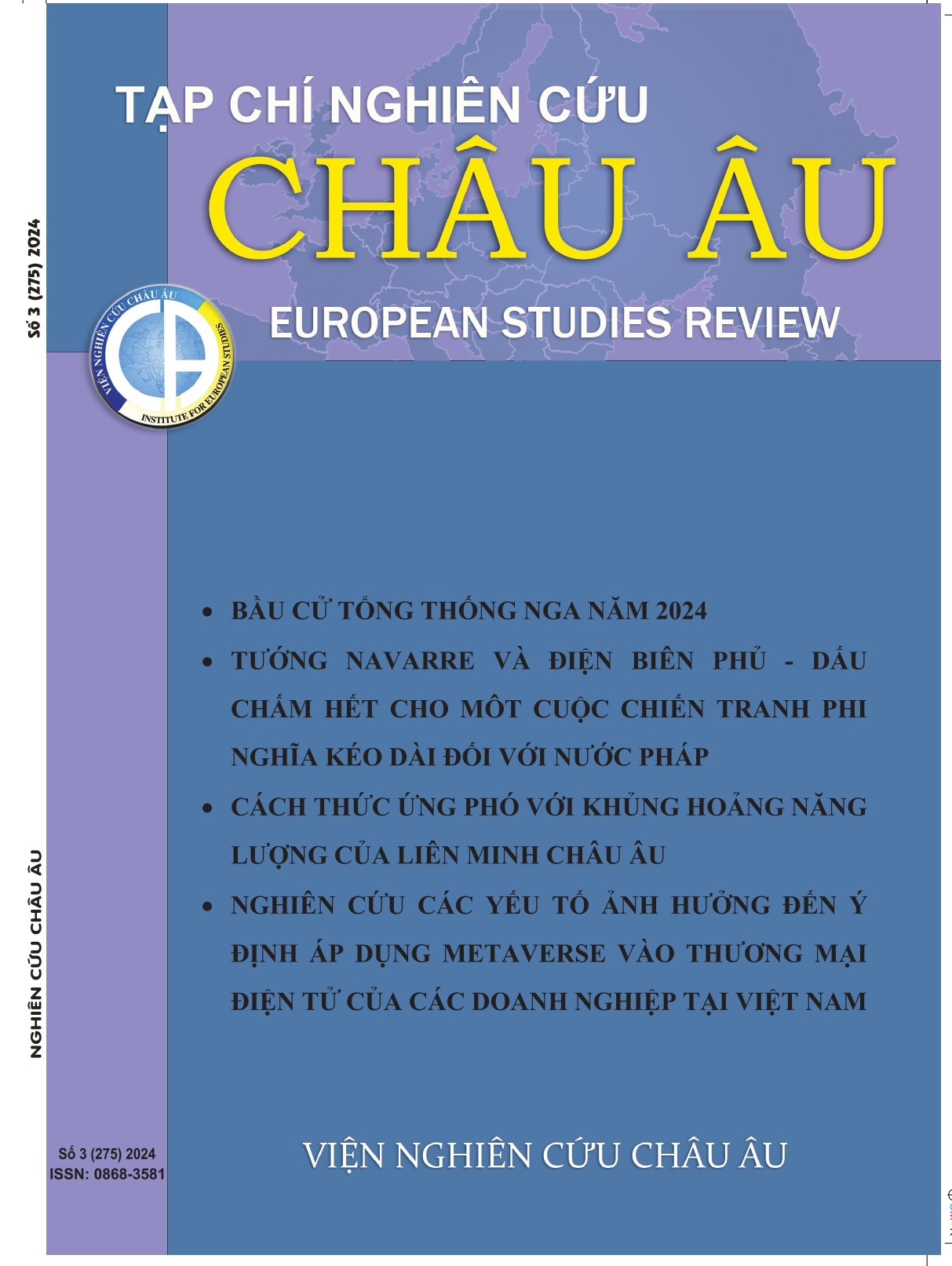 Tạp chí Nghiên cứu Châu Âu, số 3 năm 2024