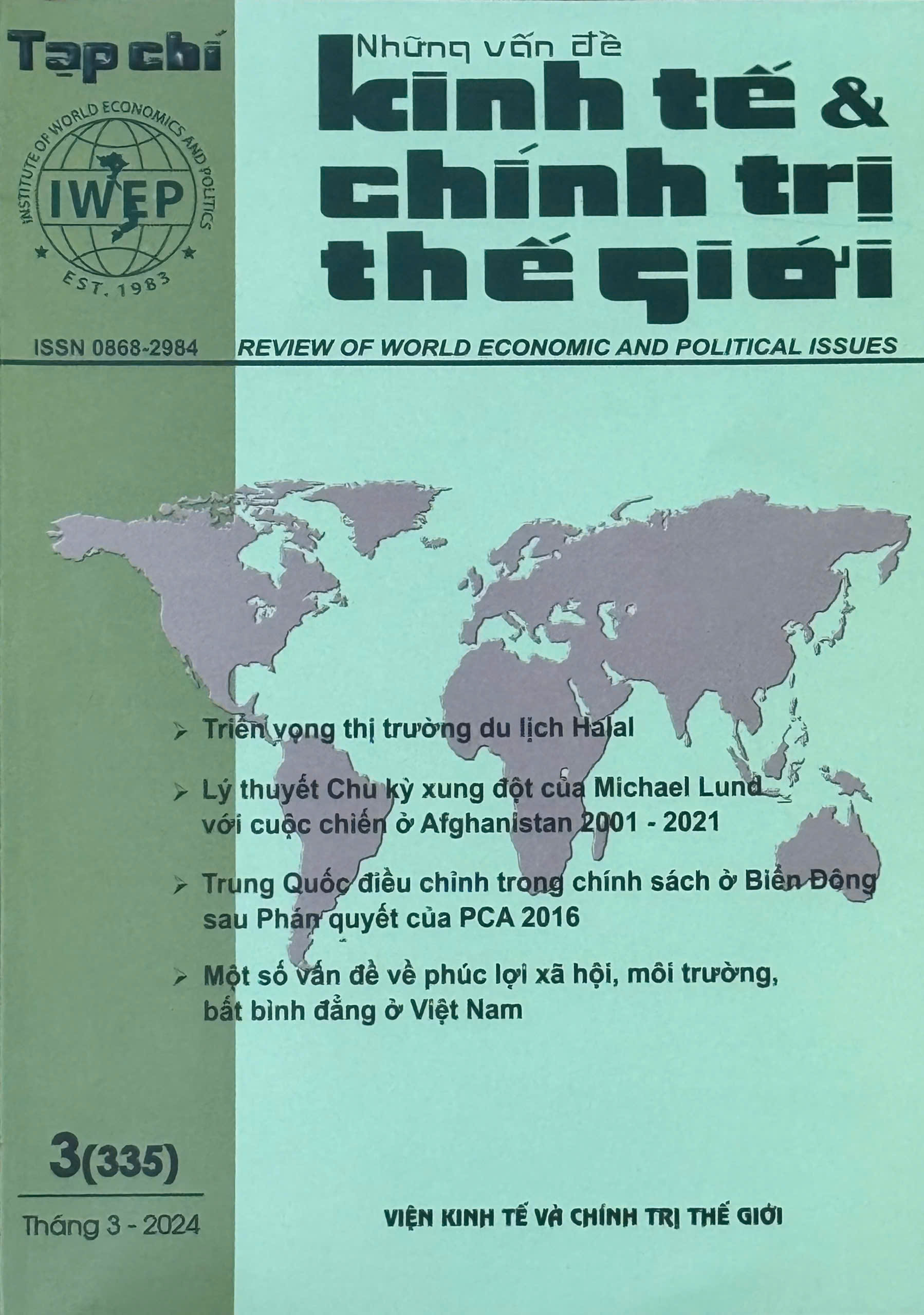 Tạp chí Những vấn đề Kinh tế & Chính trị Thế giới, số 3 năm 2024